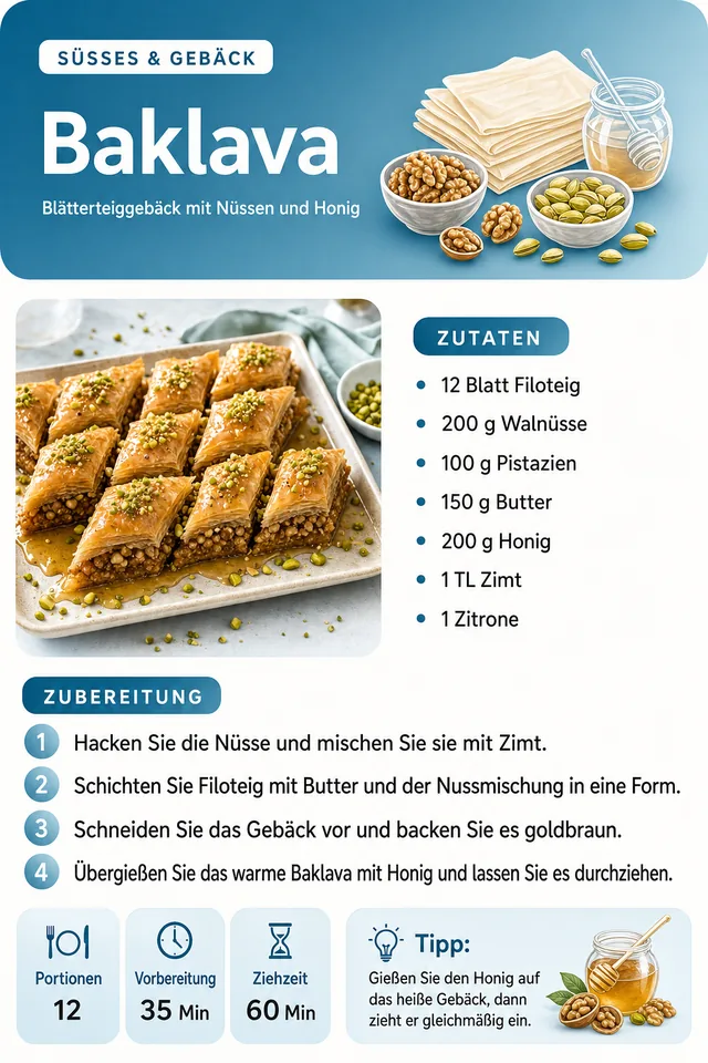 Rezeptseite: Baklava