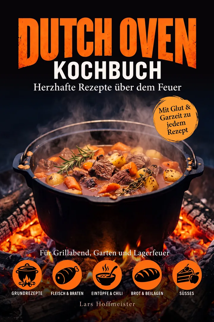 Cover: Dutch Oven Kochbuch: Herzhafte Rezepte über Glut und Feuer
